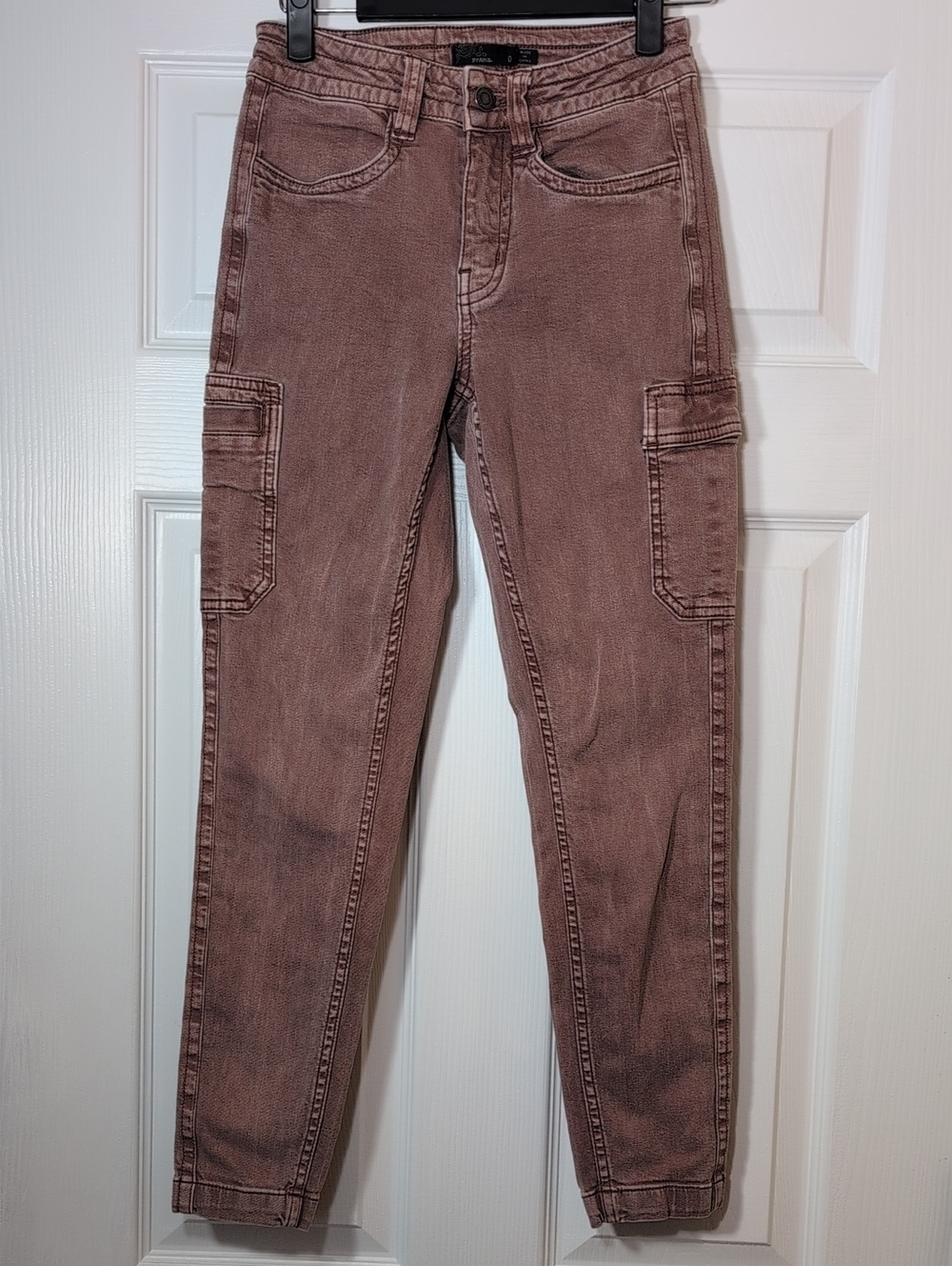 Prana Women's Dollia Ankle Pant in "Mud" (Earthy Red-Brown) Size 0